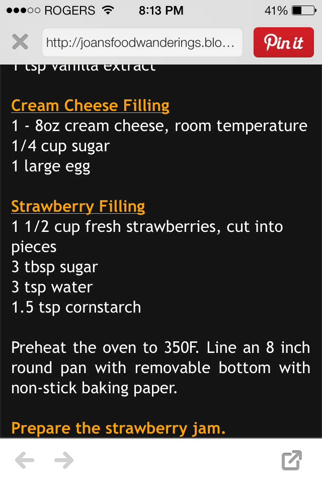 Strawberry Cream Cheese Coffee Cake