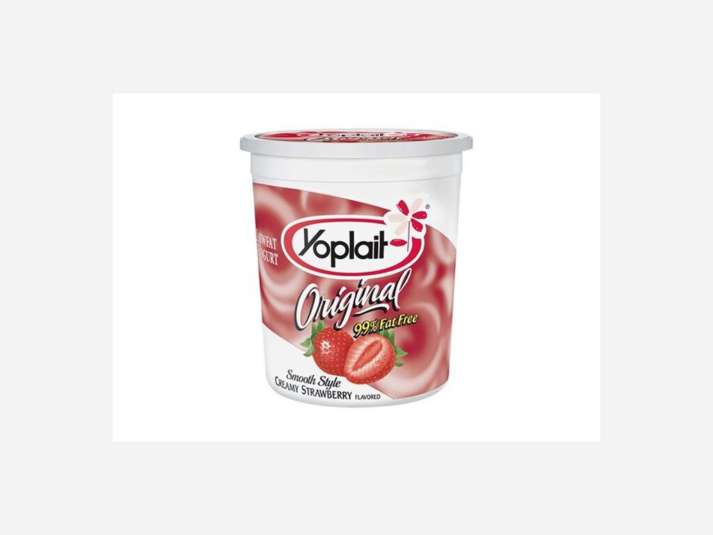 Start by picking out your favorite flavor of yogurt. You can use regular yogurt, lite, or even greek!