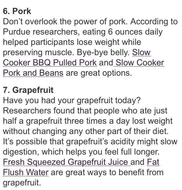 Top 25 Flat Belly Foods!