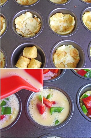 Potato And Egg Breakfast Muffins