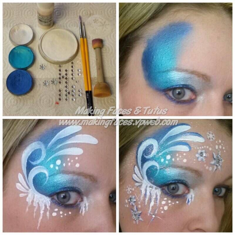 Face And Body Paint: Forehead And Sides. 