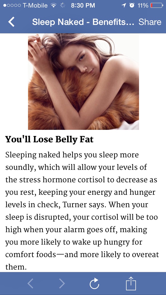 Reasons You Should Sleep Naked 😴