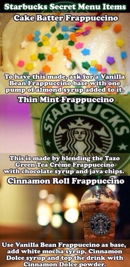 Secret Starbucks Drinks ✔️