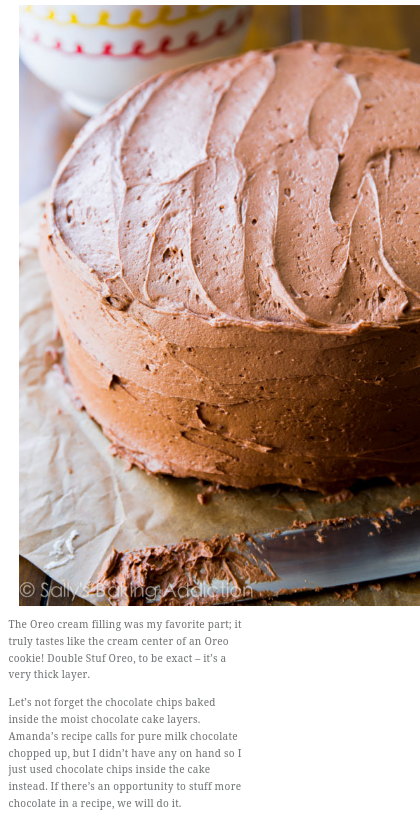 Stuffed Oreo Cake!