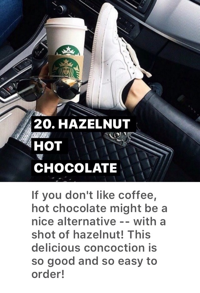 29 BEST STARBUCKS DRINKS 