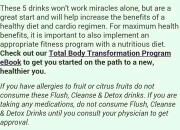 5 Fat Flush Water Recipes!