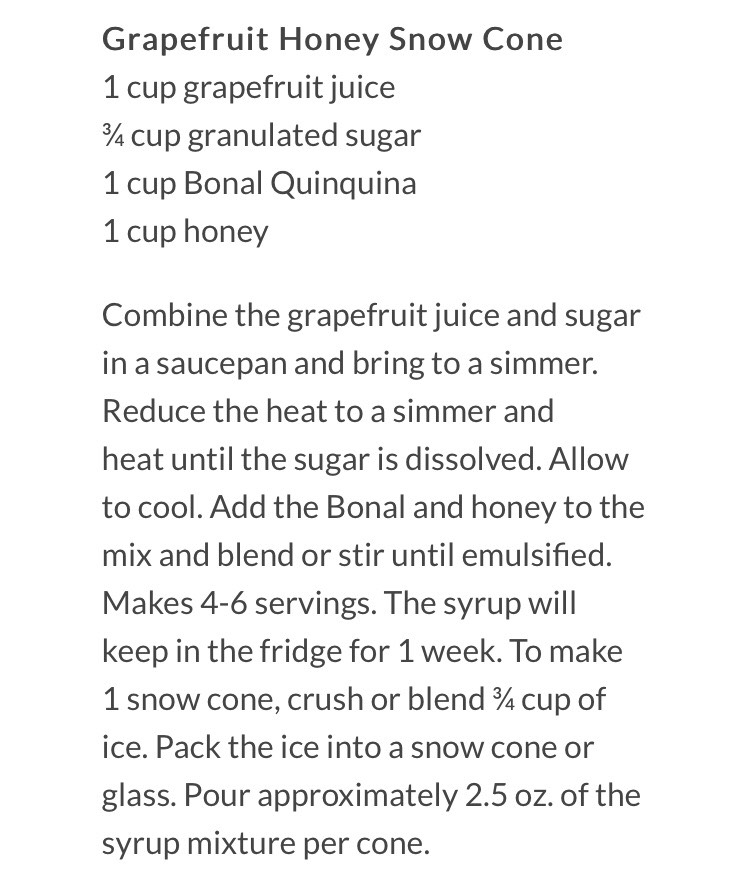 Boozy Snow Cones!!