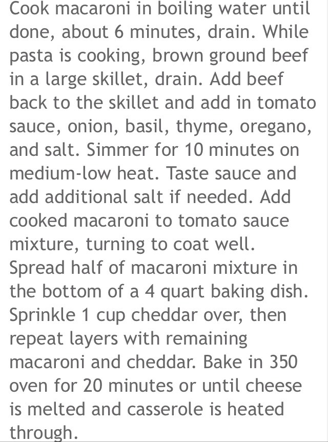 Homemade Cheesy Beef-a-roni!