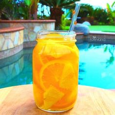 Pineapple-Orange

1/2 an orange (sliced)
1/2 a cup of cubed pineapple