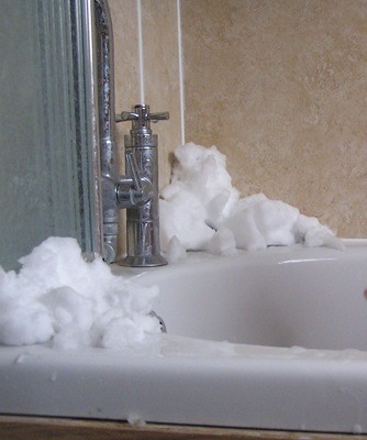 Bonus: snow can be created for an awesome bath time activity! It is not only fun for the kids, but it is safe for your drains and pipes in the plumbing system!