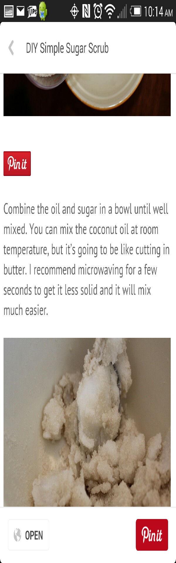 🌟Simple Organic DIY sugar scrub 🌟