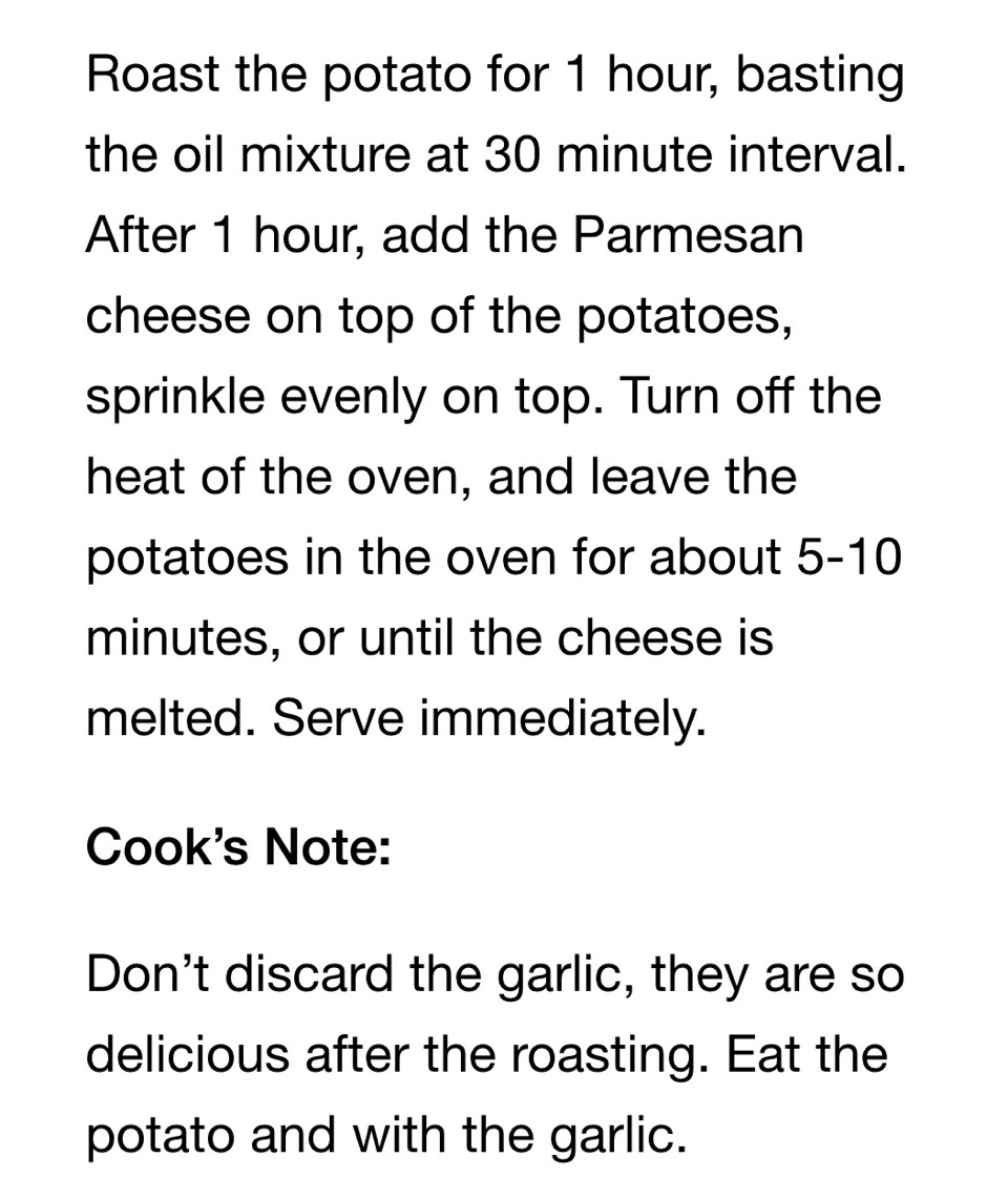 Parmesan Roasted Potatoes. Yum!!π