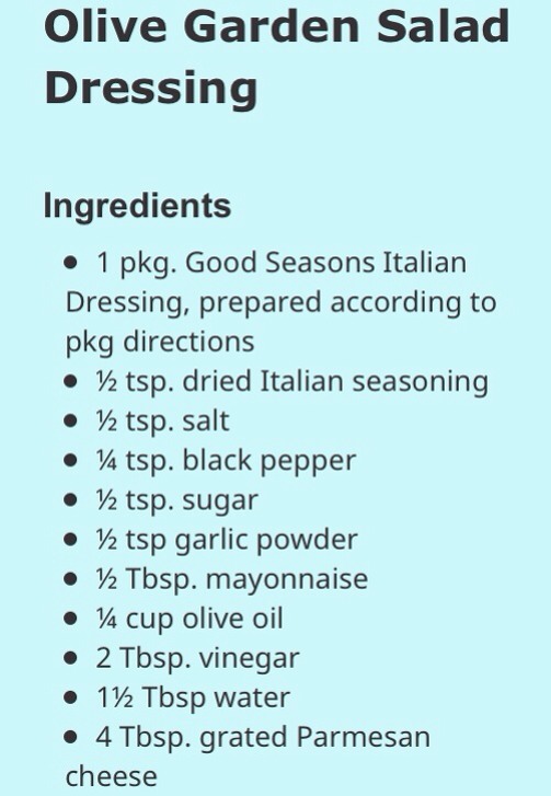 Olive Garden Salad Dressing. I am a big fan of Olive Garden Salad dressing. Yummyyyy