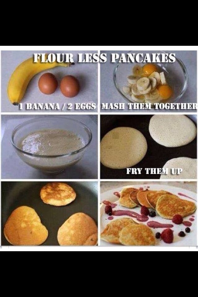 Easy Flour Less Pancakes And Time Saving Smoothie 
