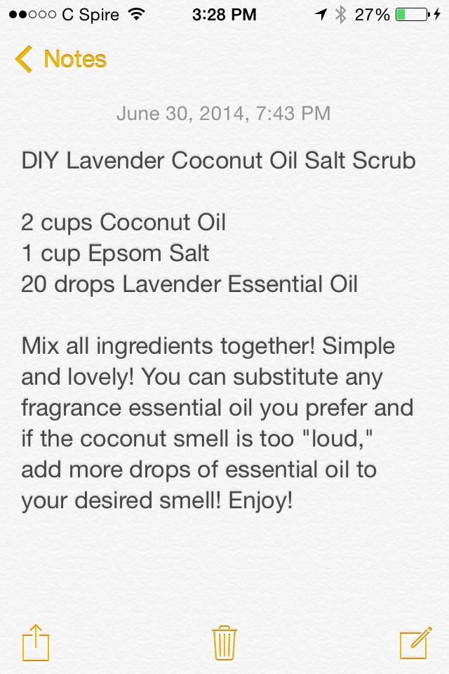 DIY Lavender Coconut Body Scrub!