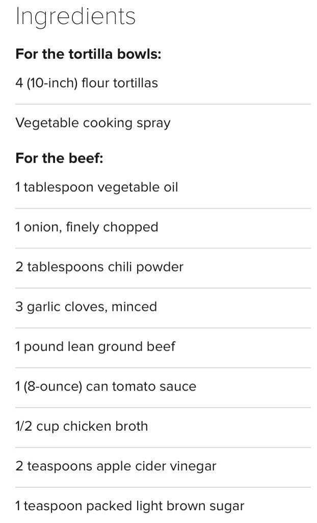 Zesty Beef Taco Salad Bowl