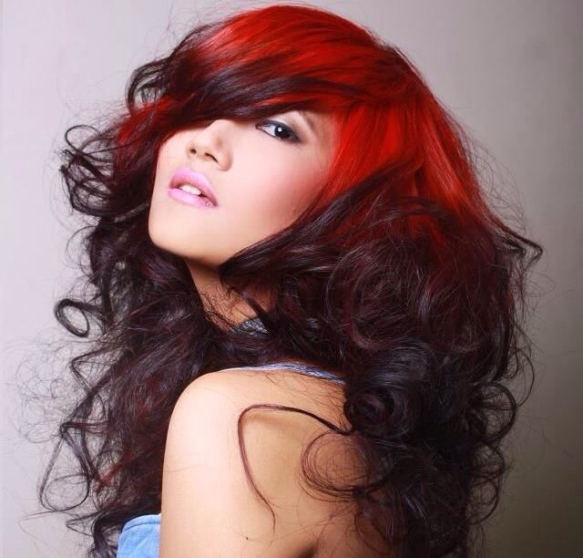 Red To Black Ombré 