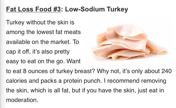 Top Ten Fat Loss Foods