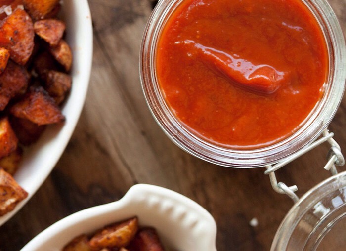 Ketchup
Prepare yourself. You’re about to forsake store-bought ketchup forever. This recipe from What’s Gaby Cooking is too good to pass up – especially because it adds a hint of spice with cayenne and red pepper flakes.