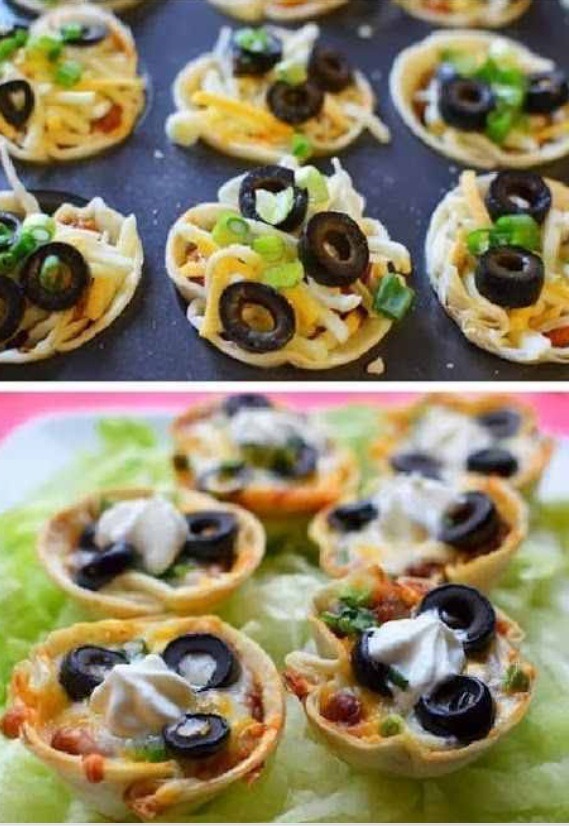 Mini Taco Bowls!!!