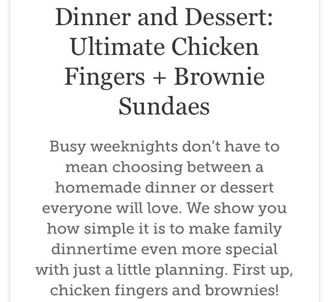 🍴Dinner And Dessert: Ultimate Chicken Fingers And Brownie Sundaes! Yum!🍴