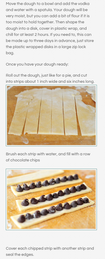 Chocolate Pie sticks!
