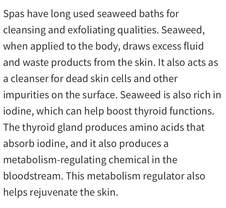 Seaweed For Skin 