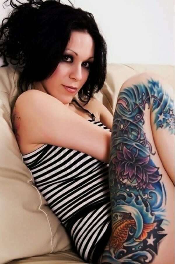 Sexy Thigh Tattoos And Designs For Women! 