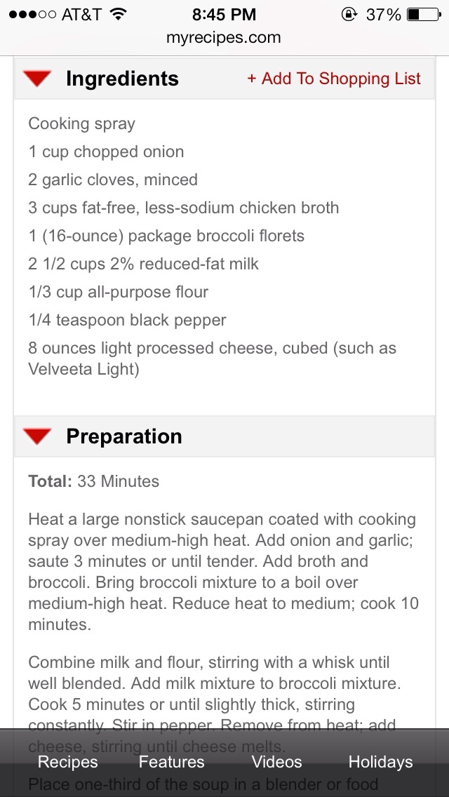 Healthy Homemade Broccoli Cheese Soup