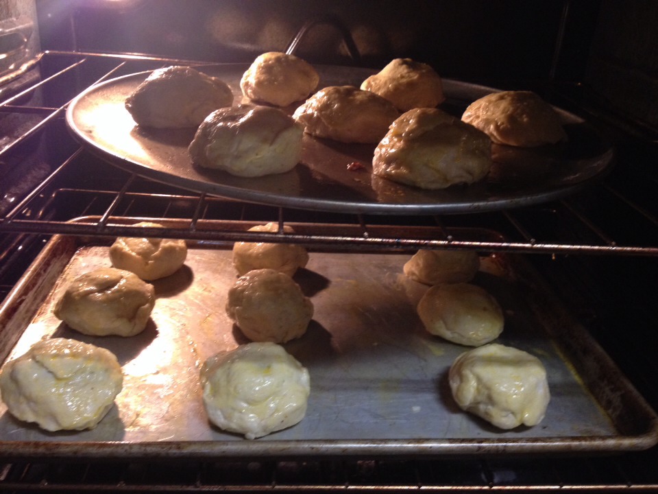 BBB "Bacon Biscuit Burgers" (with cheese)