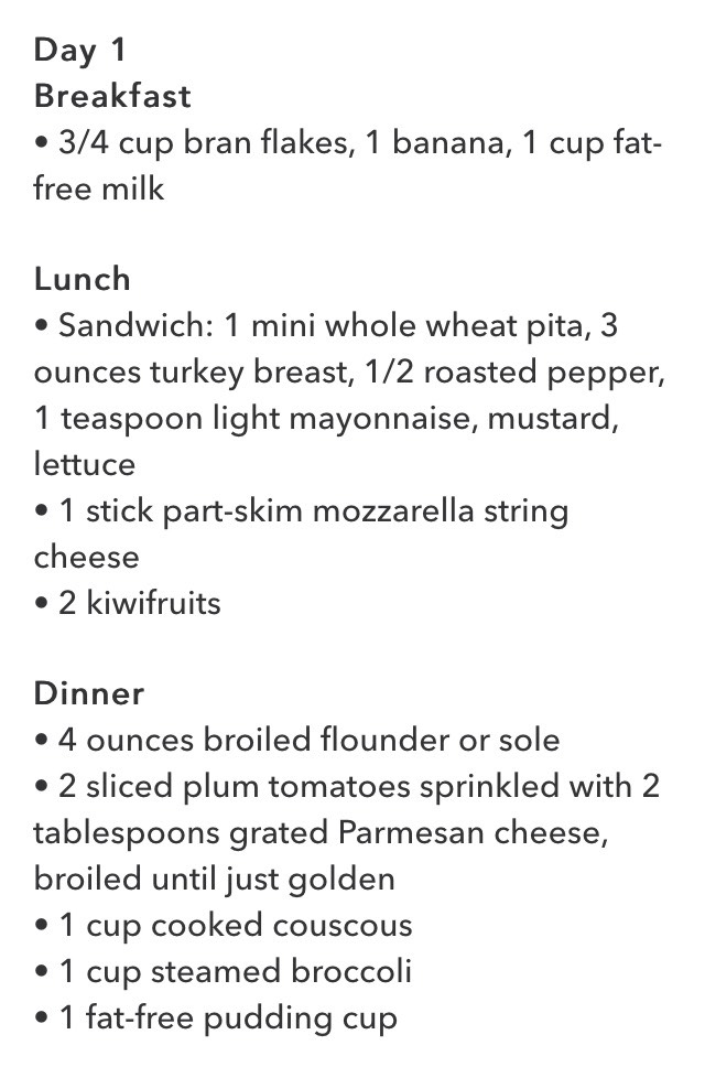 7 Day 1200 Calorie Meal Plan!!