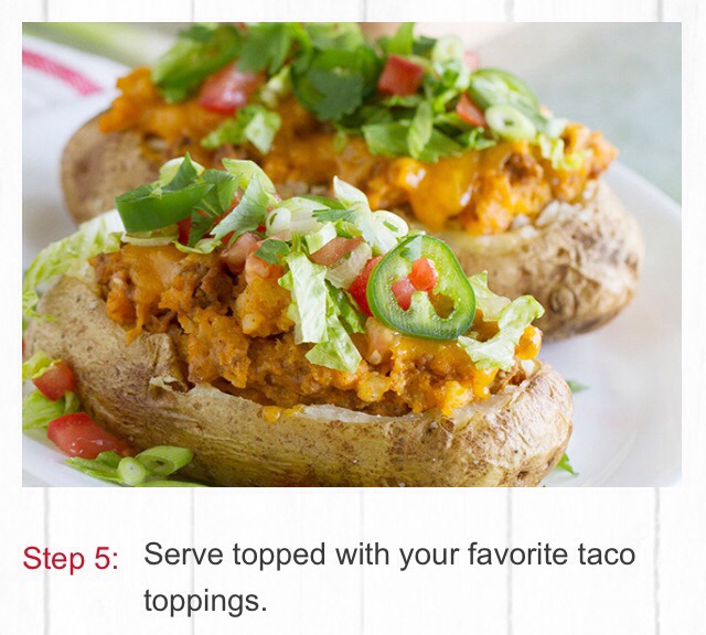 🍴Taco Stuffed Potatoes!🍴