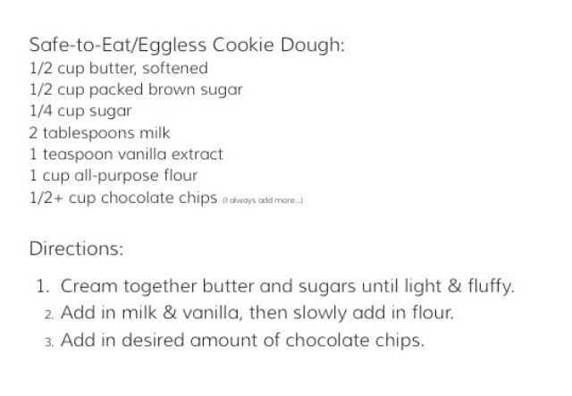 Safe-To-Eat Edible Cookie Dough!🍪