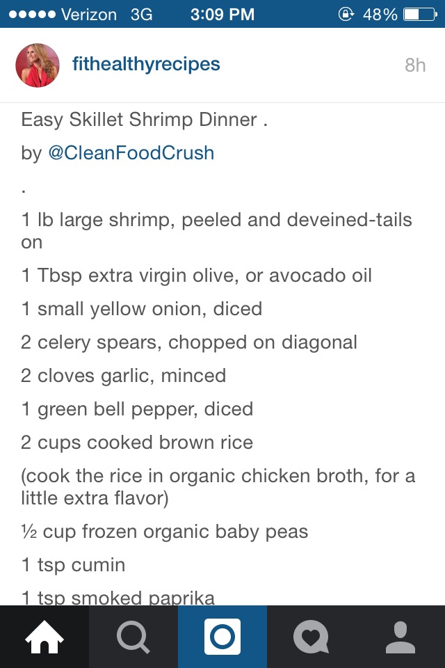 Easy Shrimp Skillet Dinner🍤