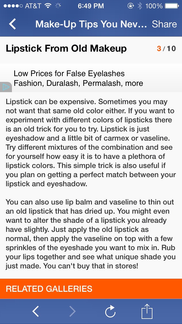 Make your own lipstick!