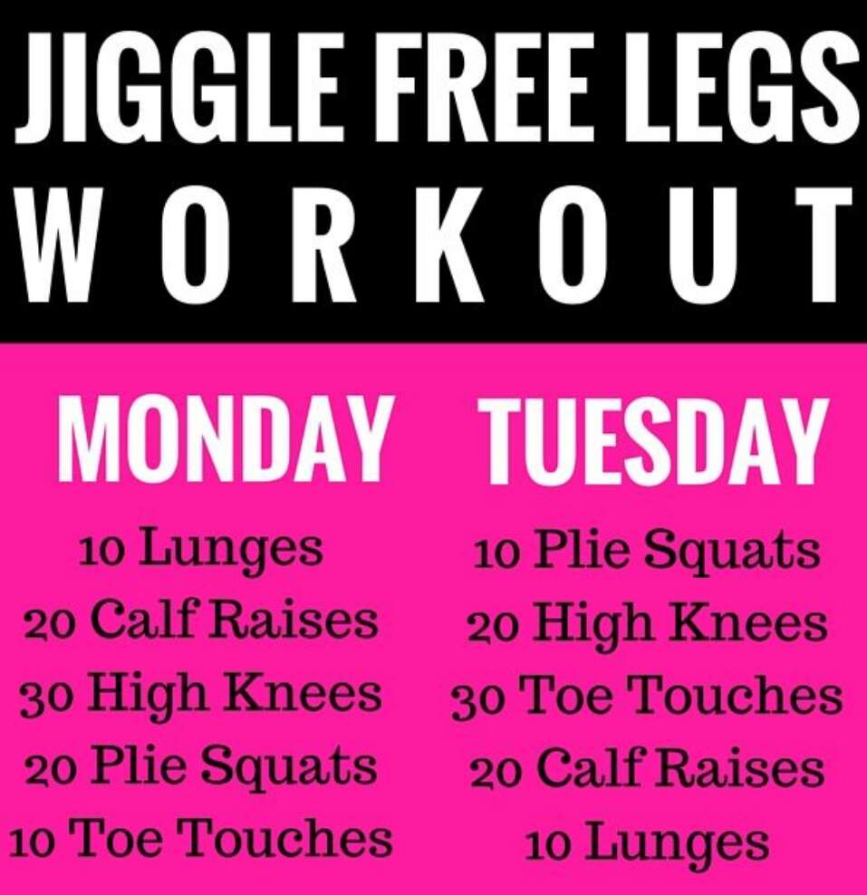 5 Days To Lean And Sexy Legs!