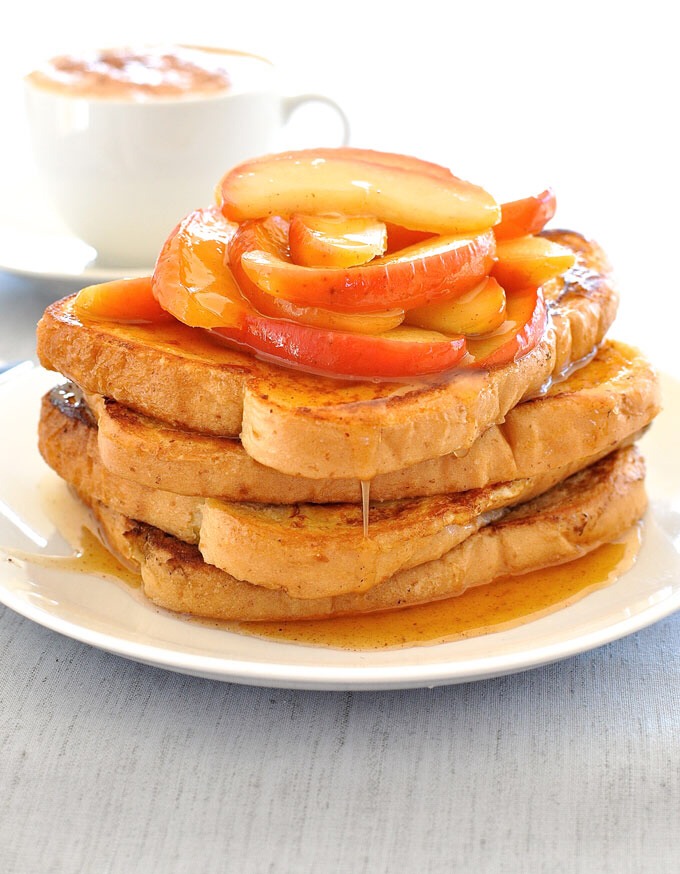http://www.recipetineats.com/fast-french-toast-cinnamon-apples/