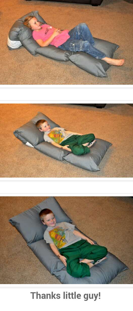 EASY PEESY FLOOR PILLOW BED TUTORIAL