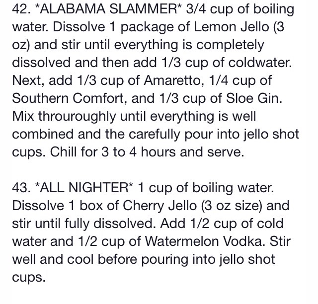 70 Jello Shot Recipes 🍸🍹