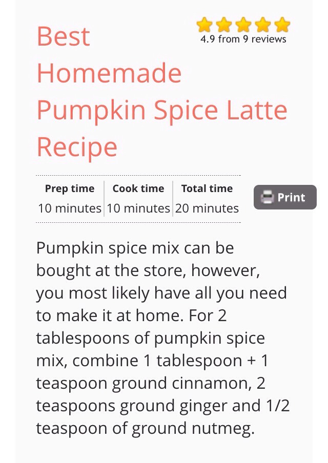 Best Homemade Pumpkin Spice Latte βοΈπ