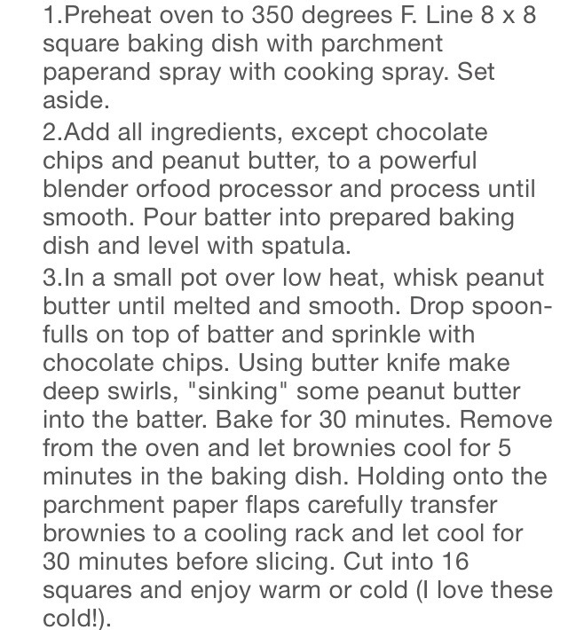 HEALTHY Peanut Butter Fudge Swirl Brownies !!!!