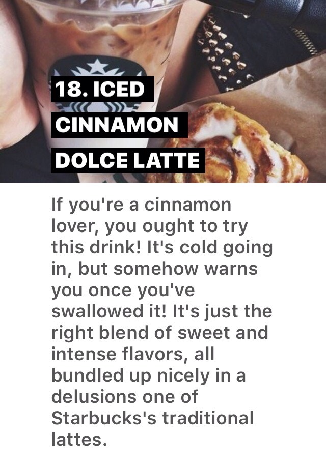 29 BEST STARBUCKS DRINKS 