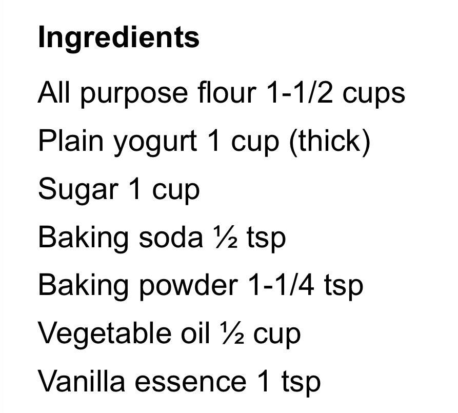 Eggless Vanilla Cake. Best For School Lunches And Tea Time. 🍞