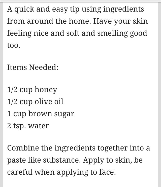 Natural Homemade Body Scrub 