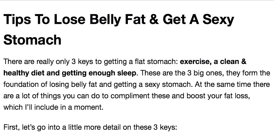 Lose Belly Fat Fast.. 3 Keys and a Killer Workout