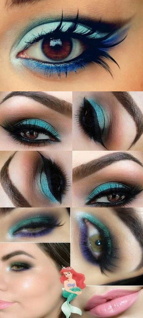 Sexy Dark Blue Makeup Tutorial 