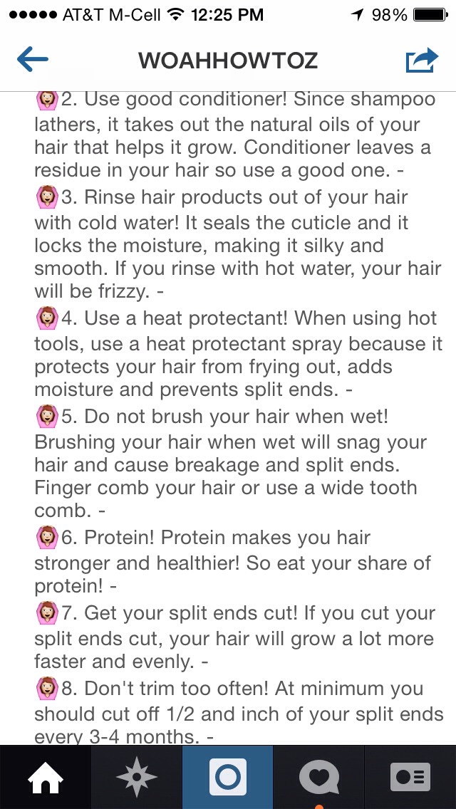 More hair tips