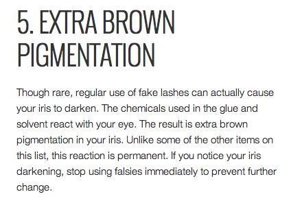 9 Reasons To Avoid Fake Lashes