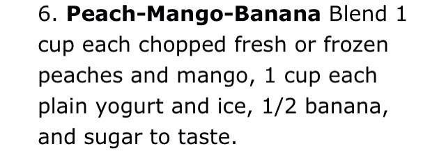 Smoothie Recipes 