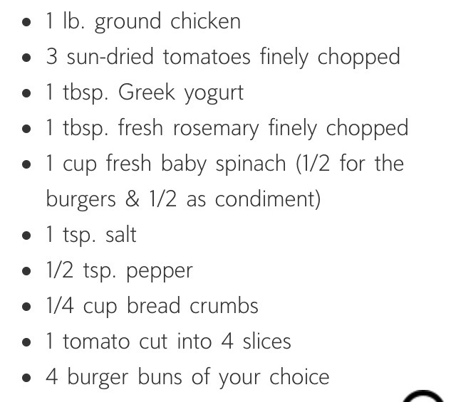 Sun Dried Tomato & Ground Chicken Burger With Mustard Red Onion Sauce 